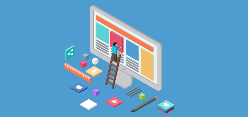 Illustration de la construction d'une application